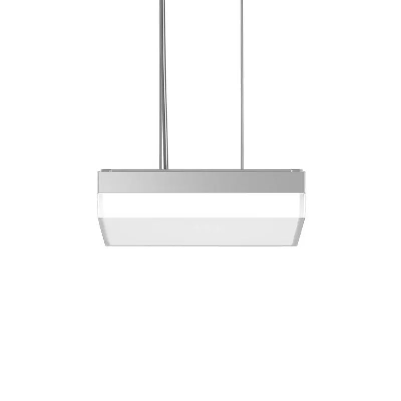 RZB Flat Slim+ Lampa wisząca DALI 30x30cm 22W srebrny/matowy