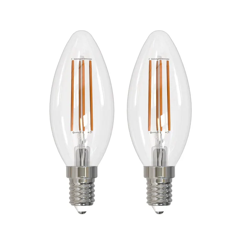 Żarówka filament LED Arcchio E14 świeczka, zestaw 2 sztuk, 2700 K