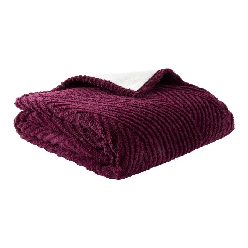 Ciemnofioletowa narzuta 230x220 cm Heat Buddy Super Thermal – Catherine Lansfield