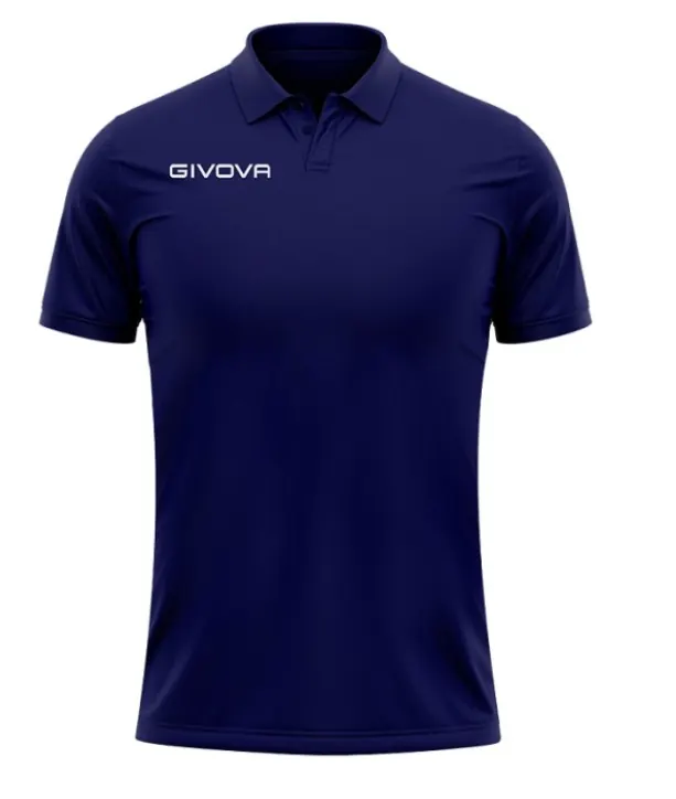 GIVOVA koszulka polo sportowa męska PK01 niebieska (S)