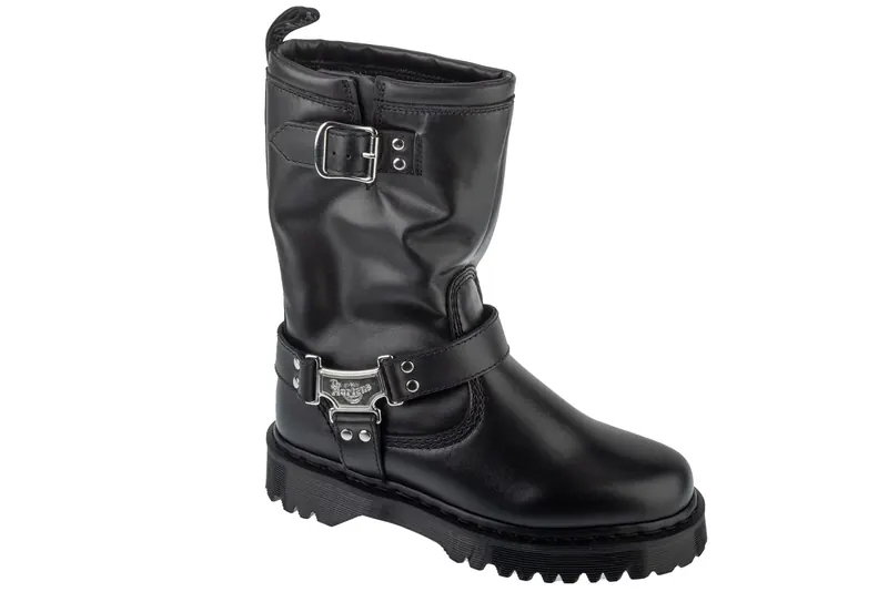 Dr. Martens Anistone Hi Boots DM32199001, Unisex, Czarne, buty zimowe, skóra licowa, rozmiar: 37