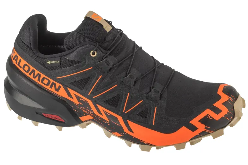 Salomon Speedcross 6 GTX L47879500, Męskie, Czarne, buty do biegania, tkanina, rozmiar: 47 1/3
