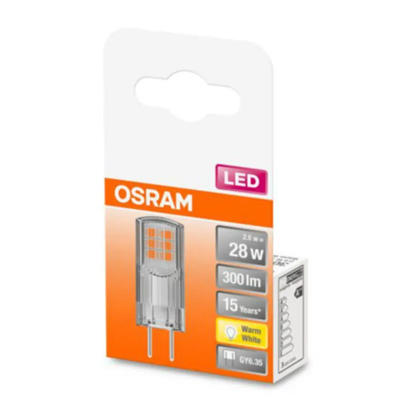 OSRAM żarówka sztyft LED GY6,35 2,6W, ciepła biel