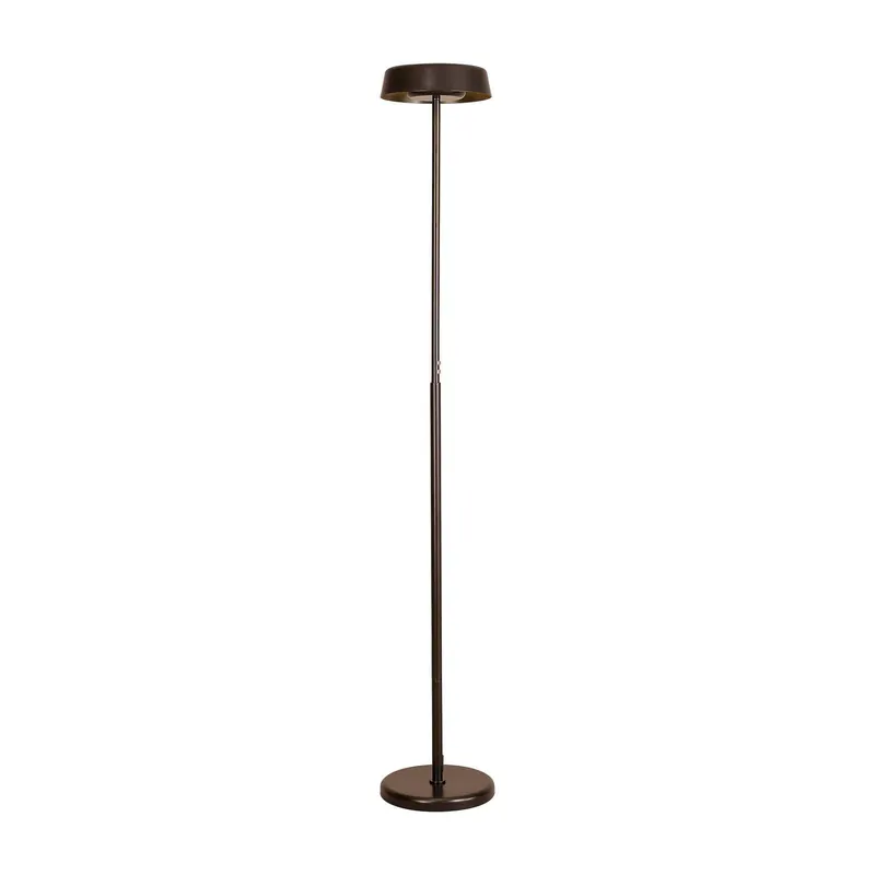 Lampa podłogowa LED Noa II, ściemniacz dotykowy, stal, czarny