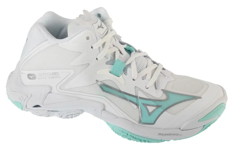Mizuno Wave Lightning Z8 Mid V1GC240545, Damskie, Białe, buty do siatkówki, syntetyk, rozmiar: 42,5