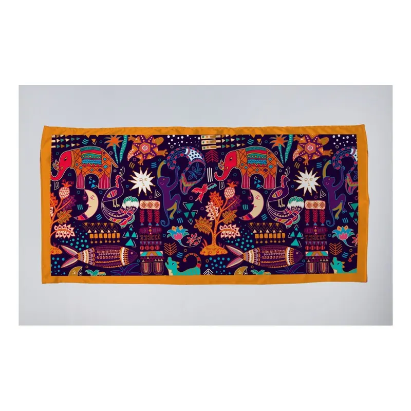 Szal damski Madre Selva Electric Animals, 70x50 cm