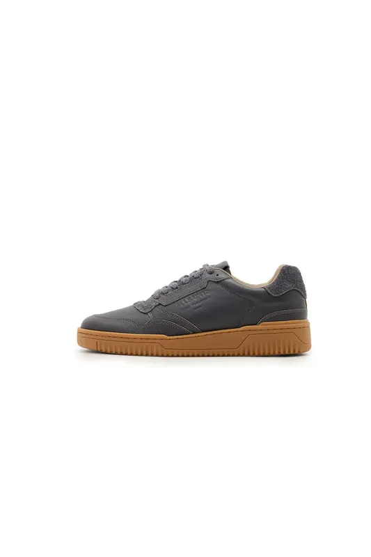 AllSaints Regan Low Top Charcoal Grey/gum Maat: 46 | Sneakers Outlet | Heren | Grijs