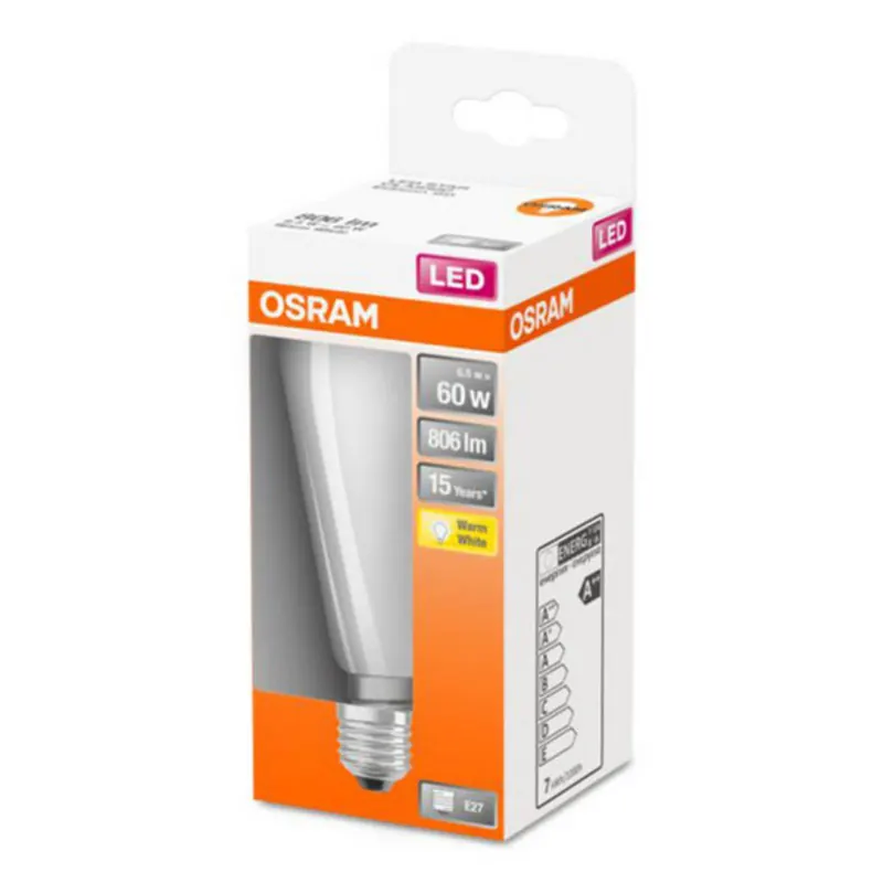 OSRAM Classic ST żarówka LED E27 6,5W 2 700 K opal