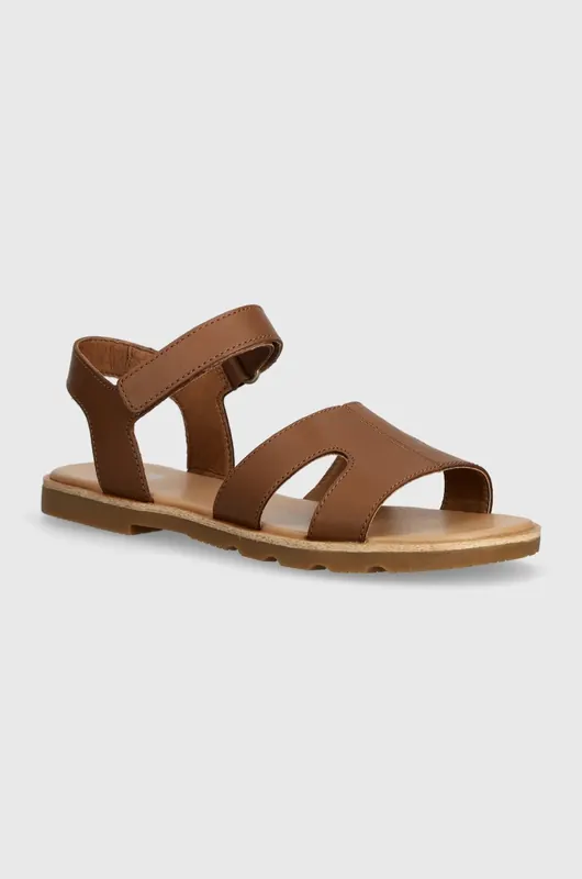 Sorel sandały skórzane ELLA III ANKLE STRAP