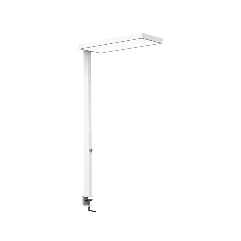 Lampa z klipsem LED MAULjura, biała, aluminium, ściemniany, 100 cm