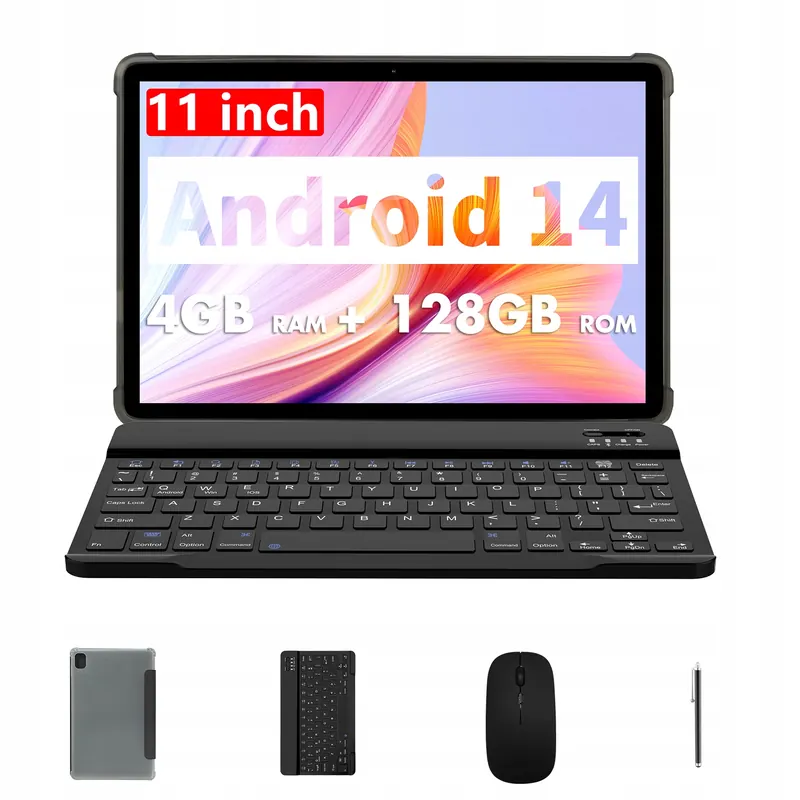 Tablet Pritom 11 palcov s Androidom 14, 8 Gb (4+4 virtuálna) Ram 128 Gb, WiFi 6