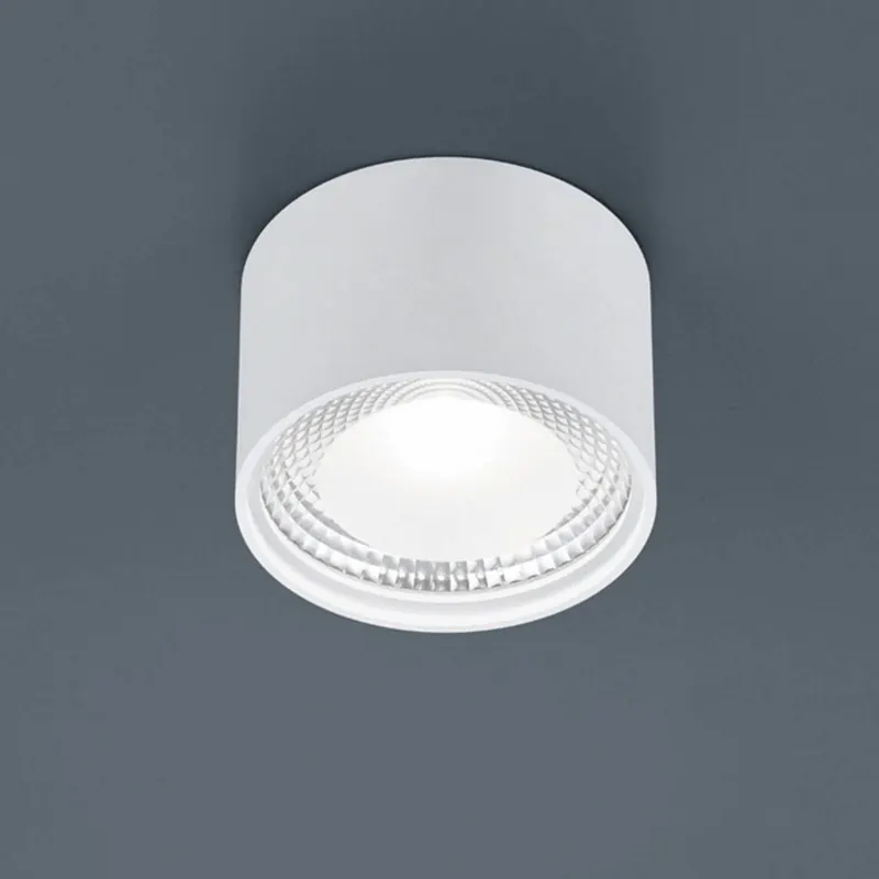 Helestra Kari lampa sufitowa LED, okrągła, biała