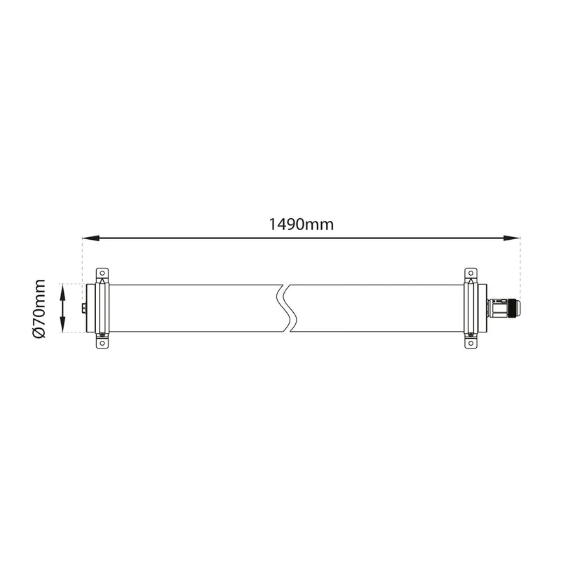 SLC Lava lampa sufitowa LED z PMMA IP69