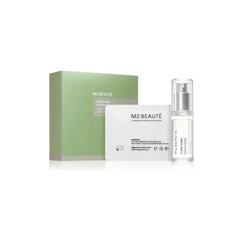 M2 beauté Ultra Pure Solutions Hybrydowa maska kolagenowa na okolice oczu - 30 ml