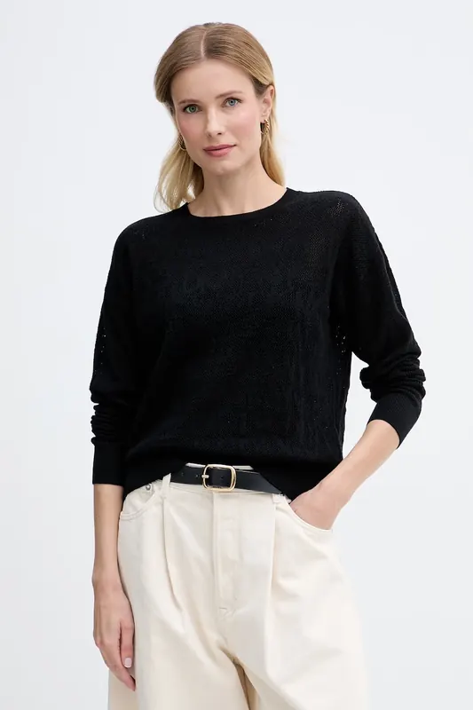 DKNY sweter damski z bawełną