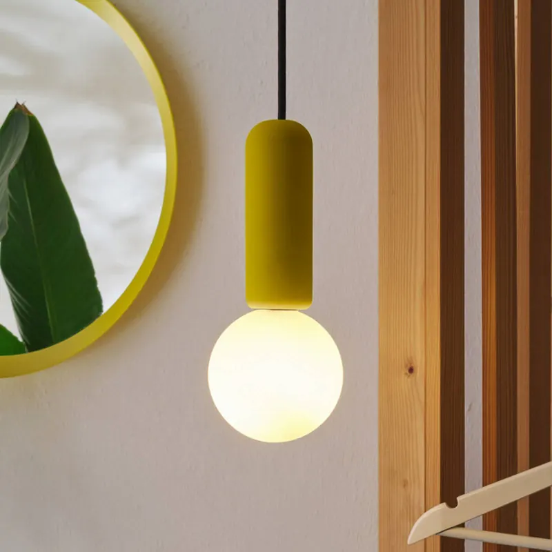 Żyrandol OSRAM Decor Concrete Mic, żółta, beton, G9
