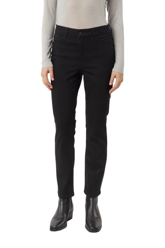 Comma  Jeans Black Denim Maat: W34 | Straight Jeans Outlet | Dames | Zwart