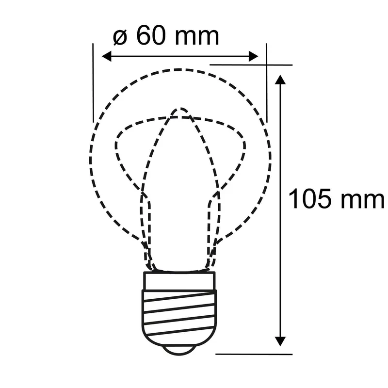 Paulmann żarówka LED E27 7W 350lm dim to warm