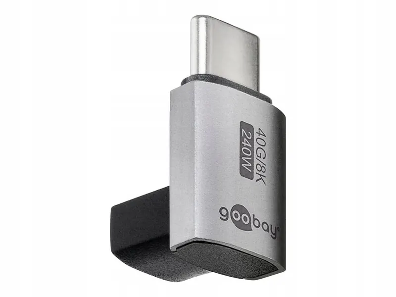Goobay 74444 Adapter Usb-c pionowy krótki 90°, USB4 Goobay