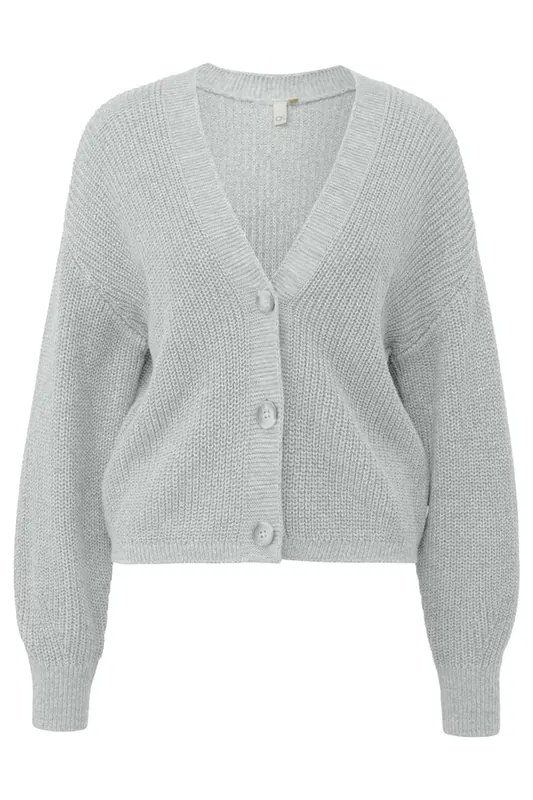s.Oliver -qs Cardigan Grey/black Maat: L | Sweaters Outlet | Dames | Grijs