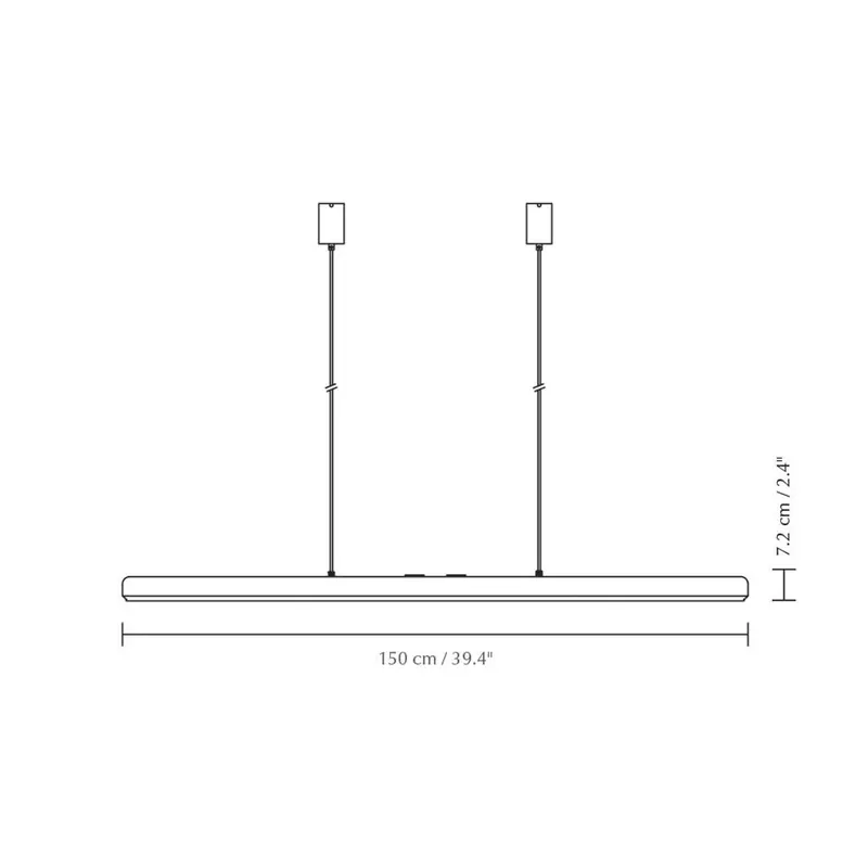 UMAGE Lampa wisząca LED Hazel Branch, czarny/stalowy, 150 cm