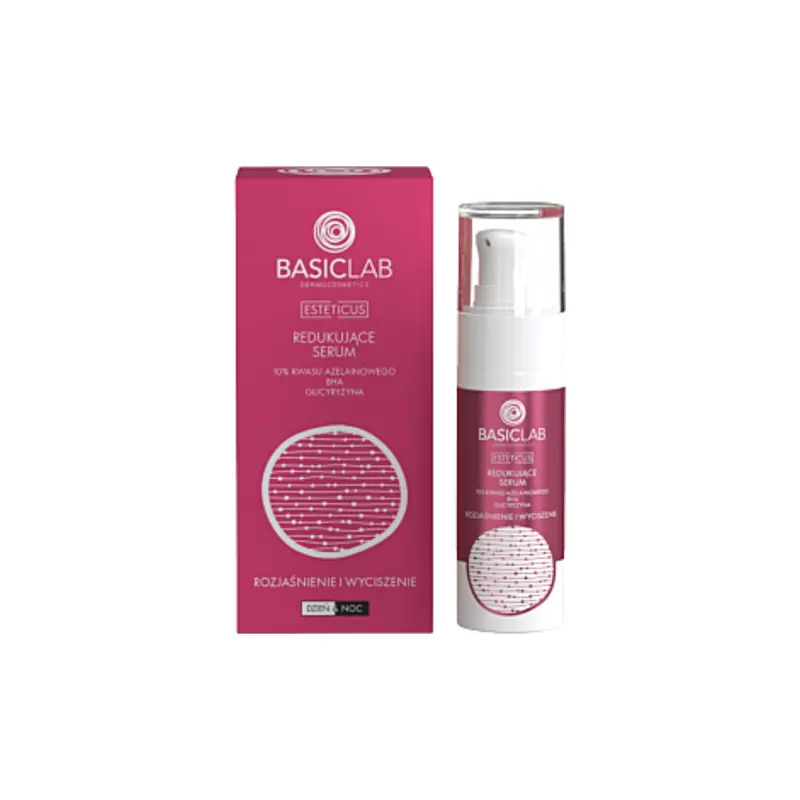 BasicLab Dermokosmetyki Esteticus serum redukujące naczynka i zaczerwienienia 10% Kwas Azelainowy 30 ml