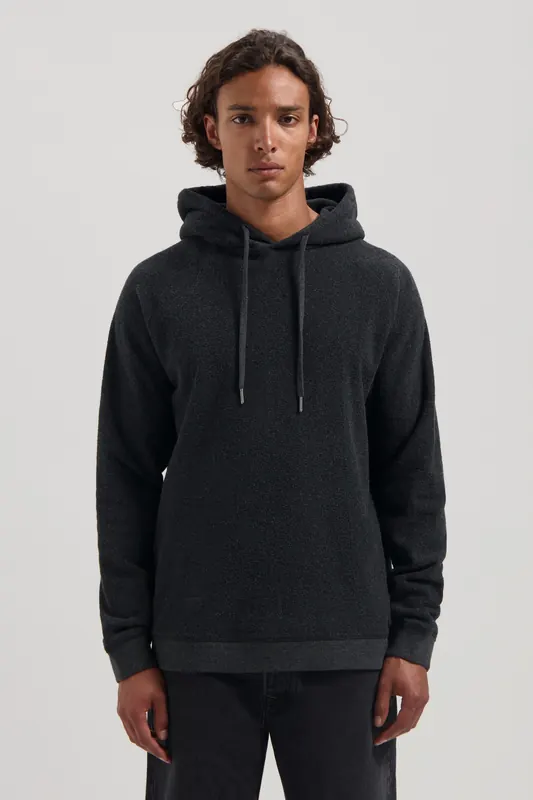 Dstrezzed Ds_damien Hoody Anthra Melange Maat: S | Hoodies Outlet | Heren | Zwart