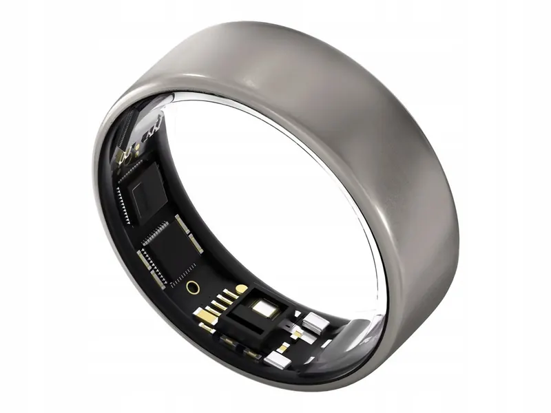Ultrahuman Ring Air Surowy tytan Rozmiar 6 Inteligentny pierścień