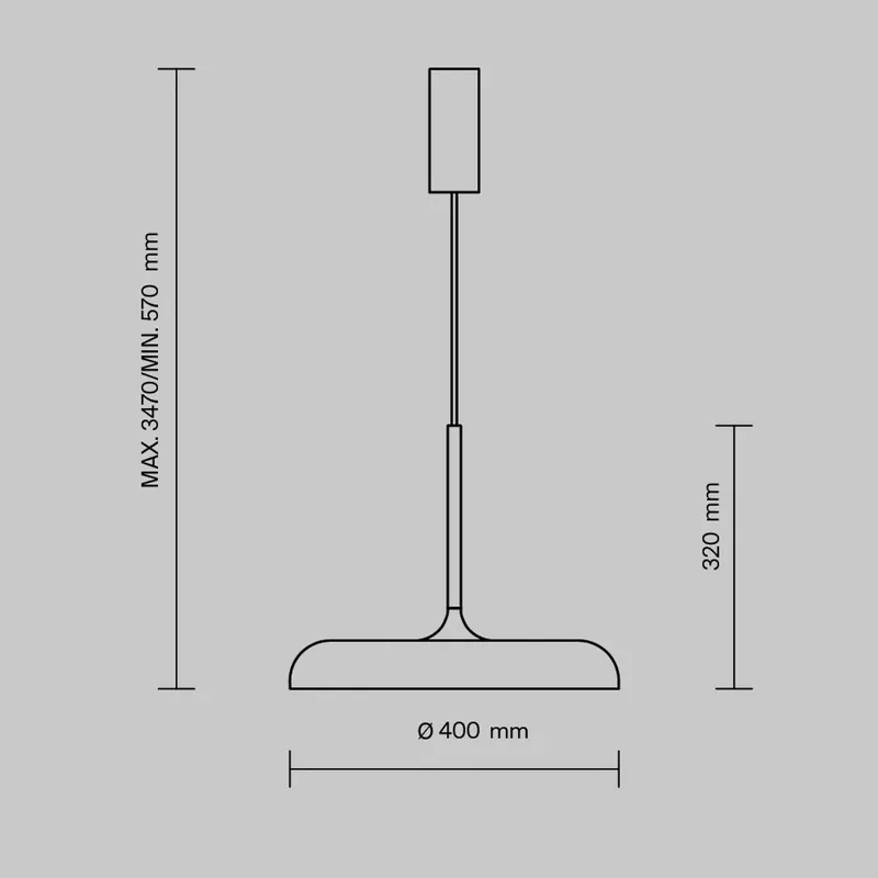 Żyrandol LED Maytoni Gerhard, Ø 40 cm, biała, metalowa