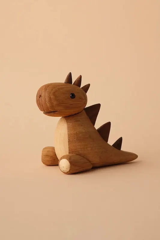 Lucie Kaas figurka dekoracyjna drewniana Dino 6,5 cm