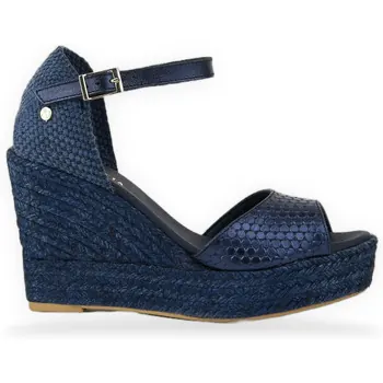 La Valeta Espadrilles Vera Peep Toe Jeans