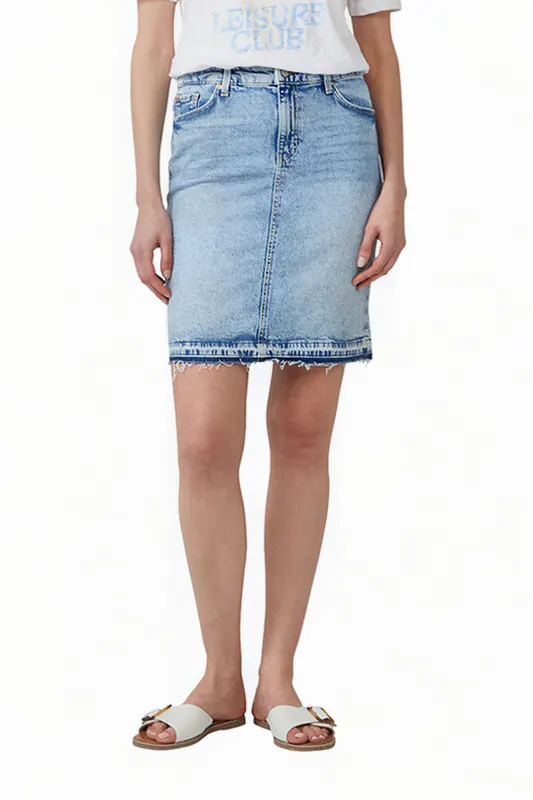 s.Oliver  Skirts Blue-denim Maat: 38 | Spijkerrokken Outlet | Dames | Blauw