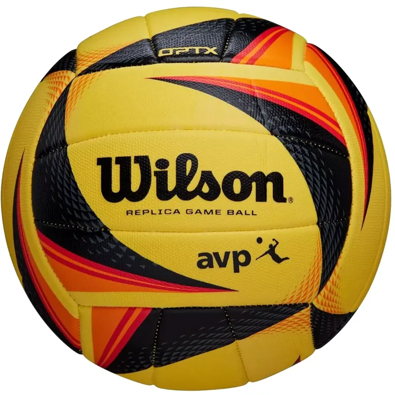 Wilson OPTX AVP Replica Game Volleyball WTH01020XB, Unisex, Żółte, piłki do siatkówki, poliuretan, rozmiar: 5
