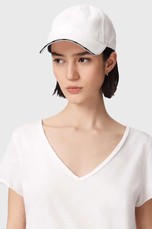 AllSaints Billie Bb Cap Chalk White Maat: OS | Hoeden Outlet | Dames | Wit