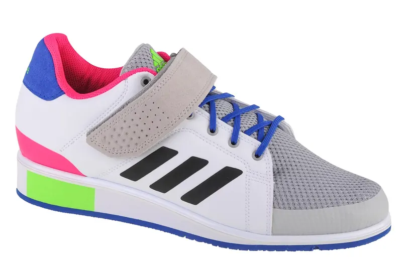 adidas Power Perfect 3 GZ1476, Męskie, Białe, buty na siłownię, tkanina, rozmiar: 43 1/3