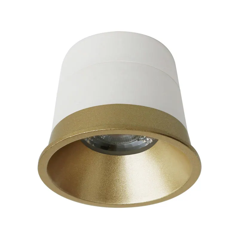 Moduł LED MEGATRON Koin Flex GU10 4,9W, górny pierścień złoty