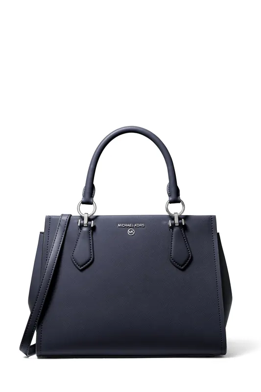 Michael Kors Medium Satchel Navy Maat: OS | Handtassen Outlet | Dames | Blauw