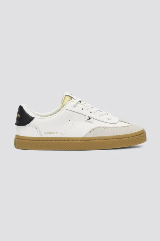 Cariuma Toca Soft Grain Leather And Suede Gum Warm White Maat: 42 | Sneakers Outlet | Unisex | Zwart