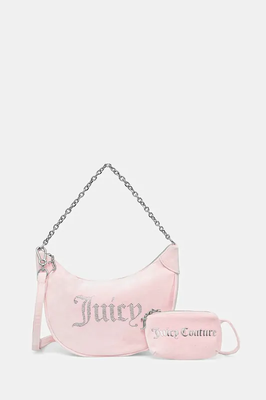 Juicy Couture torebka rogal damska welurowa Kimberly