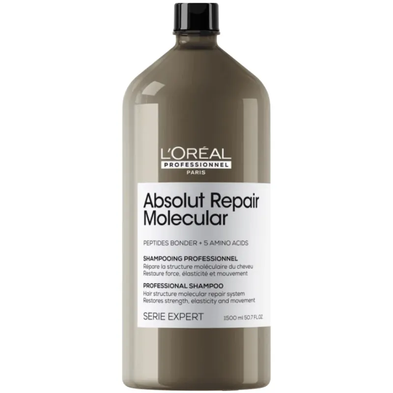 L'Oreal Professionnel, Serie Expert Absolut Repair Molecular, Szampon do włosów, Regenerujący, 1500 ml