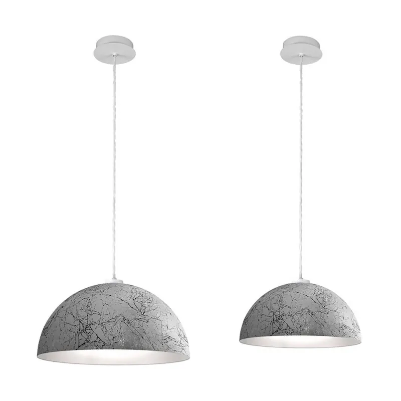 Lampa wisząca Cult Vintage, srebrna, Ø 40 cm