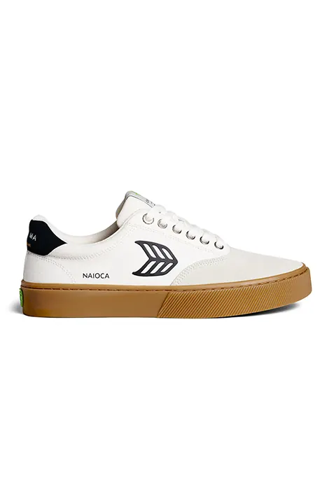 Cariuma Unisex Naioca Skate White Suede Off-white Canvas Sneaker Maat: 39 | Sneakers Outlet | Unisex | Wit
