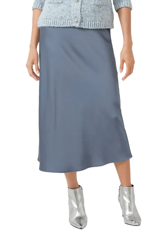 s.Oliver  Skirts Blue Maat: 44 | Midi Rokken Outlet | Dames | Blauw
