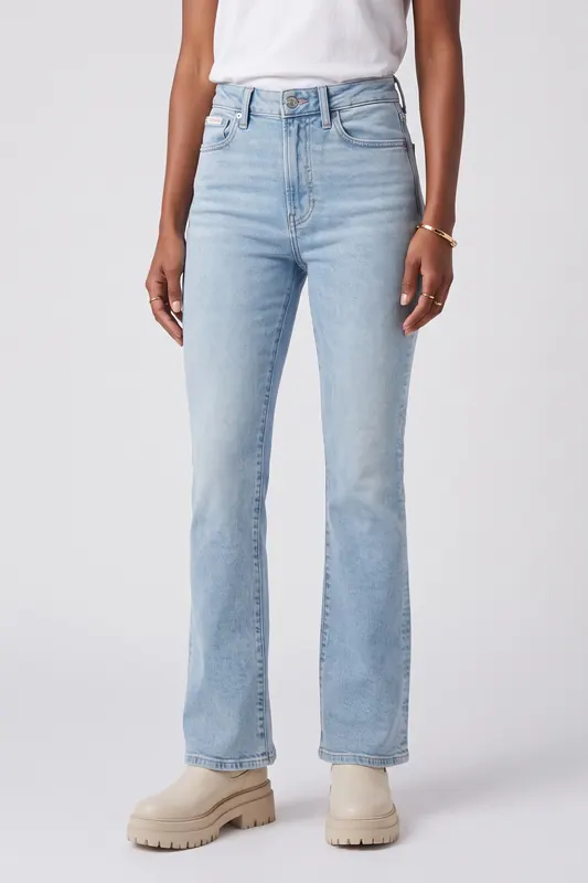 Calvin Klein Skinny Boot Soft Rivet Soft River Maat: W26 Short | Wijde Broeken Outlet | Dames | Blauw