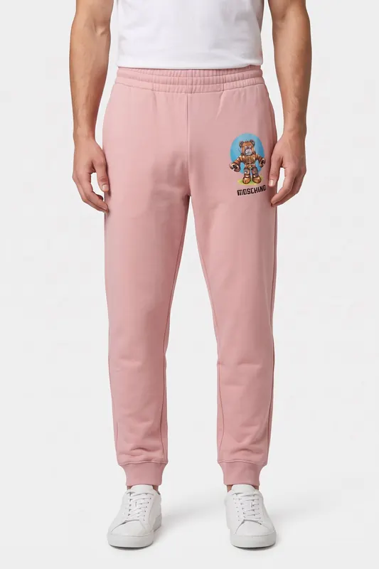 Moschino Trousers Pink Maat: 52 | Joggingbroeken Outlet | Heren | Roze