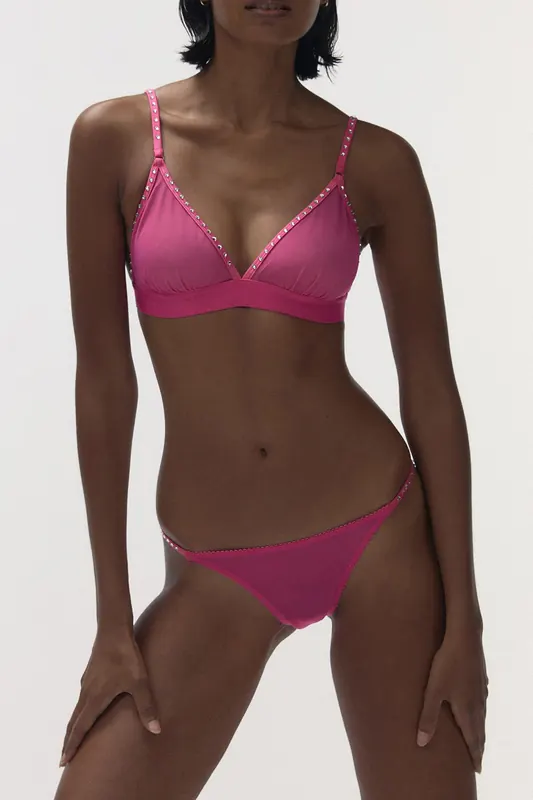 Love Stories Clio Brazilian Fuchsi Maat: XXL | Slipjes Outlet | Dames | Roze