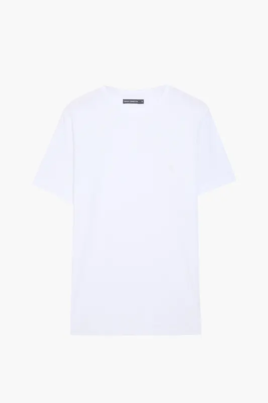 French Connection Crew White Maat: L | Basic T-Shirts Outlet | Heren | Wit