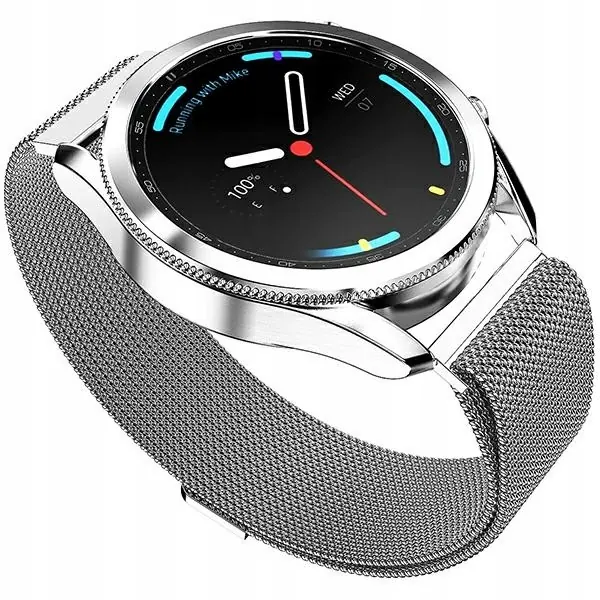Mercury Pasek Mesh Do Apple Watch 42 44 45MM Stalowy Zamek Magnetyczny