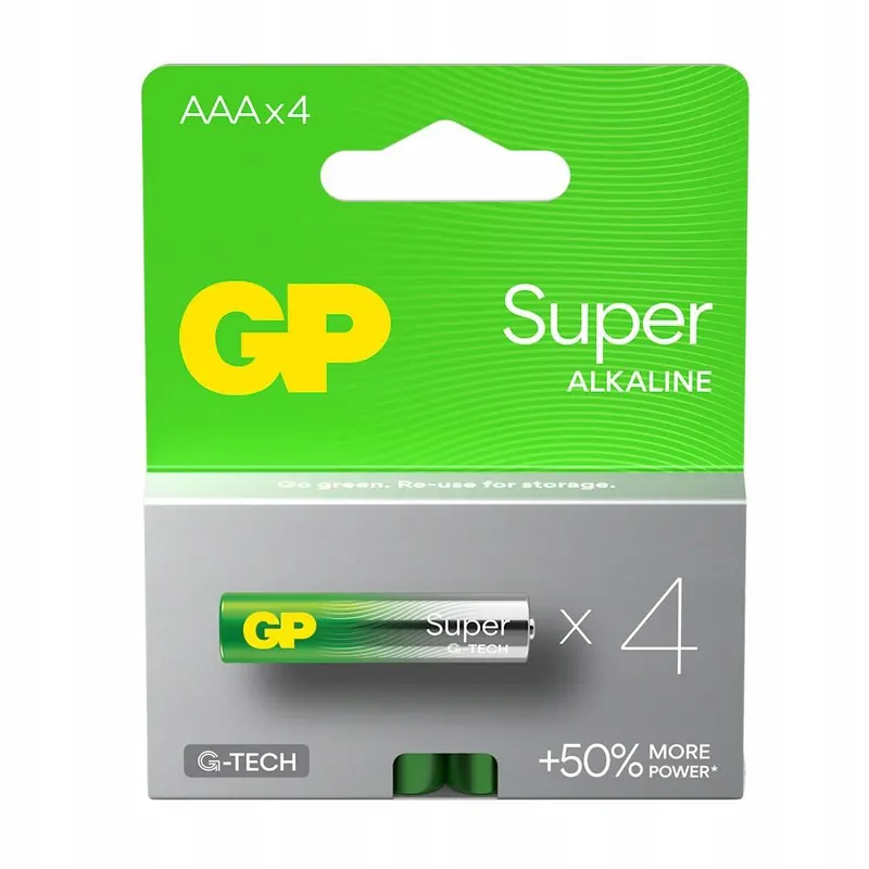 Gp Bateria Alkaliczna Aaa LR03 Do Pilot Latarka Zegarek Alkaline 4
