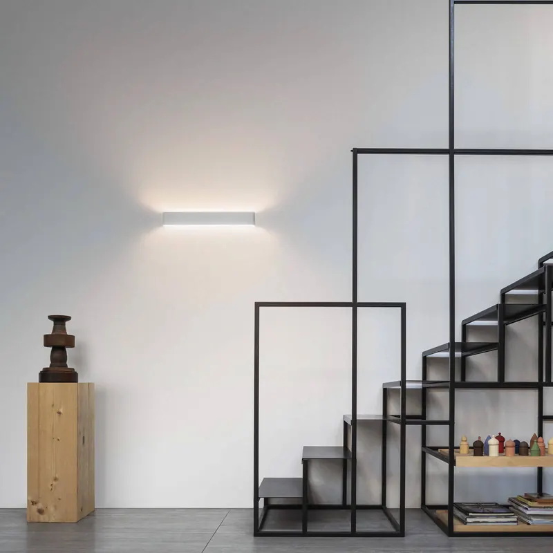 Kinkiet LED IDEAL LUX Delta, biały, szerokość 41 cm, 3000 K
